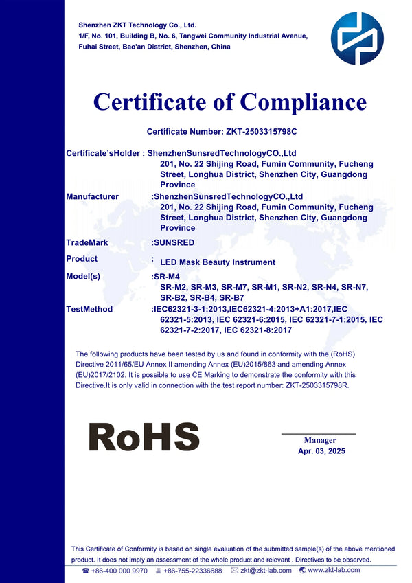 RoHS Certified